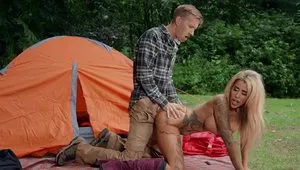 Buxom Slutty Vixen Alice Judge Has Fun With Danny Outdoor